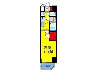 ﾌﾟﾚｻﾝｽ江戸堀（408）の物件間取画像